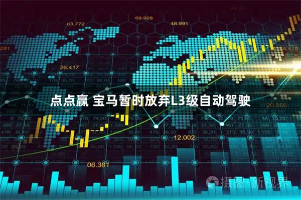 点点赢 宝马暂时放弃L3级自动驾驶